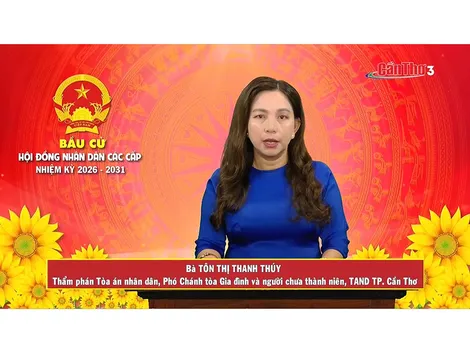 Bà Tôn Thị Thanh Thúy – Thẩm phán Tòa án nhân dân, Phó Chánh tòa Gia đình và người chưa thành niên, TAND thành phố