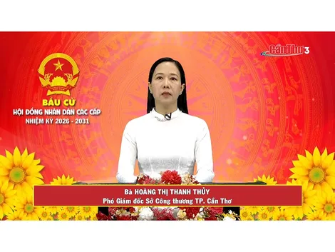 Bà Hoàng Thị Thanh Thủy – Phó Giám đốc Sở Công thương TP. Cần Thơ