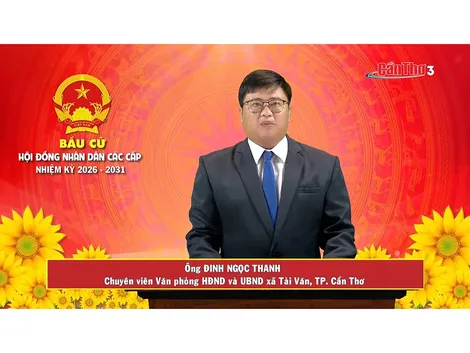 Ông Đinh Ngọc Thanh – Chuyên viên Văn phòng HĐND và UBND xã Tài Văn, TP. Cần Thơ