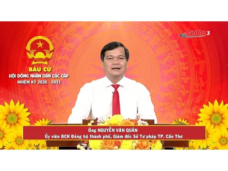 Ông Nguyễn Văn Quân – Ủy viên BCH Đảng bộ thành phố, Giám đốc Sở Tư pháp TP. Cần Thơ