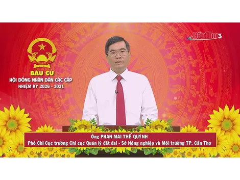 Ông Phan Mai Thế Quỳnh – Phó Chi Cục trưởng Chi cục Quản lý đất đai – Sở Nông nghiệp và Môi trường TP. Cần Thơ