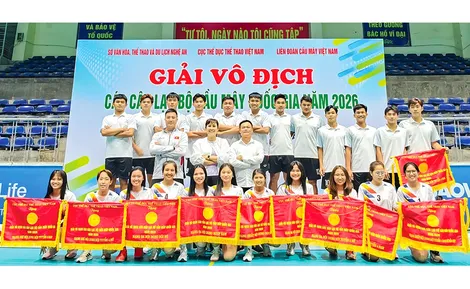 Cầu mây Cần Thơ giành 2 HCV, 3 HCB và 7 HCĐ giải các CLB quốc gia