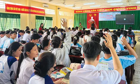 Phấn đấu tư vấn hướng nghiệp cho 10.000 lượt thanh thiếu niên, trong Tháng Thanh niên
