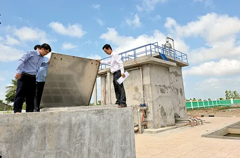 Phần lớn hộ dân nông thôn vùng ĐBSCL được sử dụng nước sạch từ công trình cấp nước tập trung