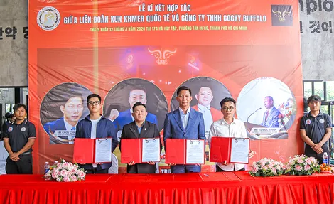 HLV Hồ Thanh Liêm góp sức nâng tầm võ thuật Việt Nam