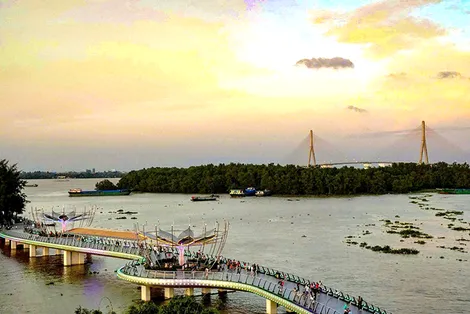 Ngắm hoàng hôn trên sông, nét đẹp Cần Thơ - đô thị miền sông nước