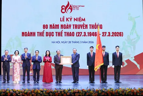 Tổng Bí thư Tô Lâm: Khẩn trương hoàn thiện thể chế phát triển thể dục thể thao theo hướng hiện đại, đồng bộ