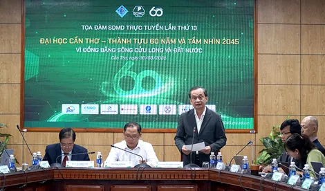 Tọa đàm trực tuyến "Đại học Cần Thơ - Thành tựu 60 năm và tầm nhìn 2045 vì ĐBSCL và đất nước"
