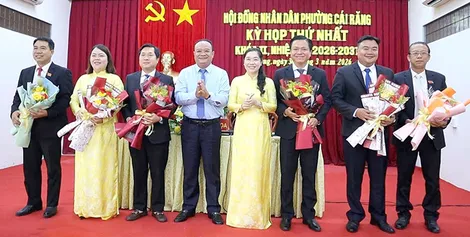 Ông Trần Hải Long tái đắc cử Chủ tịch HĐND phường Cái Răng