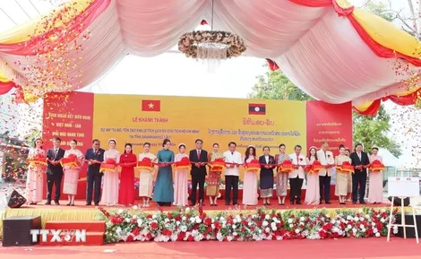 Khánh thành Khu di tích lịch sử Chủ tịch Hồ Chí Minh tại Savannakhet
