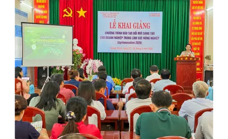 Hơn 40 doanh nghiệp, hợp tác xã được đào tạo về đổi mới sáng tạo và khởi nghiệp trong lĩnh vực nông nghiệp