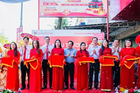 Khai trương Phòng giao dịch Hưng Phú - Agribank Chi nhánh Cái Răng Cần Thơ