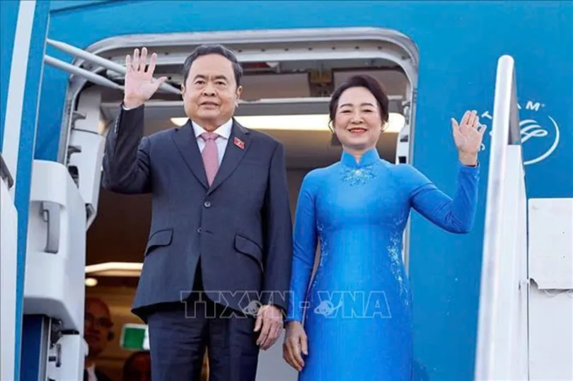 Chủ tịch Quốc hội Trần Thanh Mẫn bắt đầu thăm chính thức Cộng hòa Ý