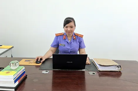 Nữ kiểm sát viên trẻ tận tụy, nhiệt huyết với nghề