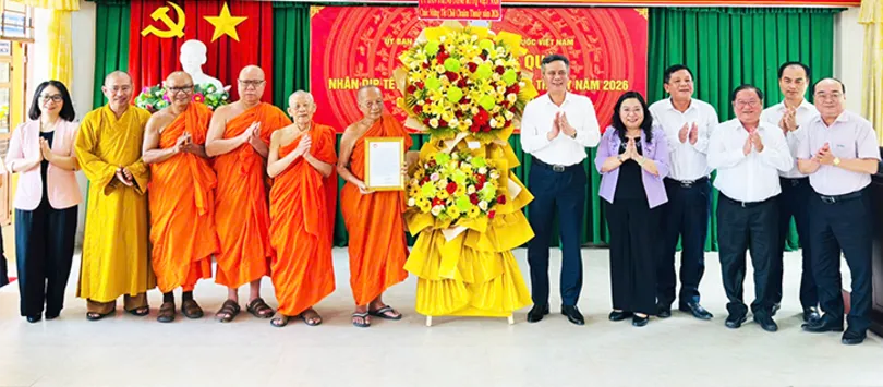 Đoàn Ủy ban Trung ương MTTQVN thăm, chúc Tết Chôl Chnăm Thmây tại TP Cần Thơ