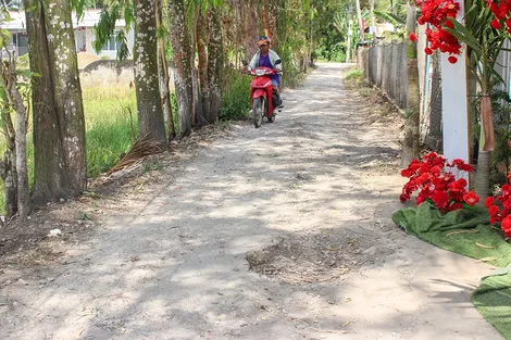 Tuyến lộ đal ấp 4, xã Tân Thạnh xuống cấp nghiêm trọng, cần được nâng cấp