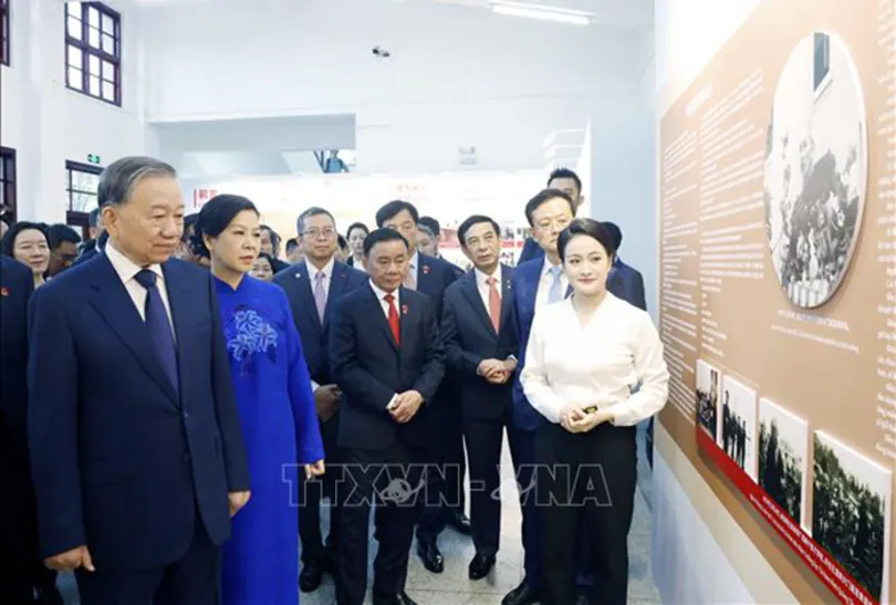 Tổng Bí thư, Chủ tịch nước Tô Lâm thăm di tích Khu học xá Trung ương (Trung Quốc)