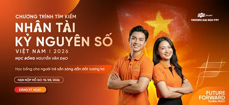 Cơ hội học bổng 100% học phí toàn khóa tại 5 Campus của Trường Đại học FPT