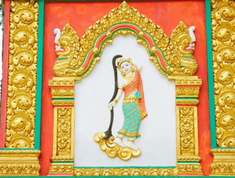 រូប​តំ​ណាង​ព្រះ​នាង​គង្ហីង​ធរណី​ក្នុង​វប្ប​ធម៌​ខ្មែរ​​
