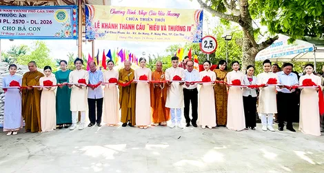 Khánh thành cầu "Hiểu và thương IV"