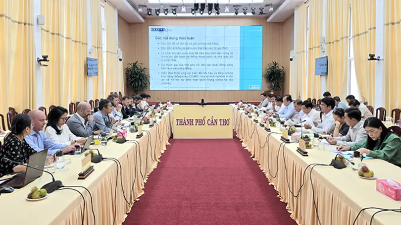 Khởi động hỗ trợ kỹ thuật cho Dự án phát triển đô thị xanh thích ứng với biến đổi khí hậu tại Ngã Bảy