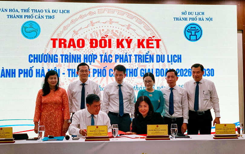 ទីក្រុងកឹងធើ និងហាណូយ ចុះហត្ថលេខាលើកិច្ចសហប្រតិបត្តិការអភិវឌ្ឍន៍ទេសចរណ៍