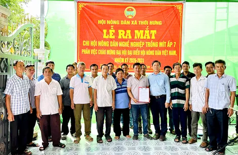 Hội Nông dân xã Thới Hưng tham gia bảo vệ nền tảng tư tưởng của Đảng