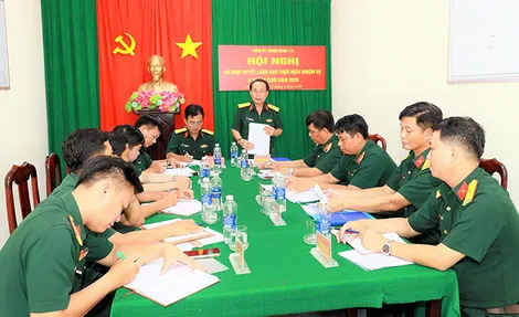 Đảng ủy Trung đoàn 114 ra nghị quyết lãnh đạo thực hiện nhiệm vụ 6 tháng cuối năm 2026