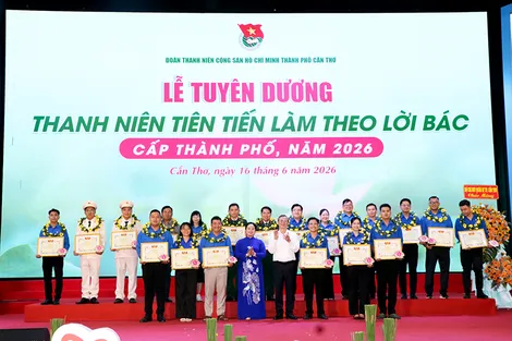 Tuyên dương 95 cá nhân đạt danh hiệu “Thanh niên tiên tiến làm theo lời Bác” cấp thành phố