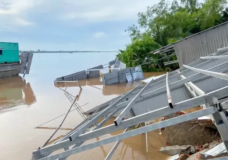 Sạt lở nghiêm trọng tại xã Đại Ngãi, thiệt hại khoảng 500 triệu đồng