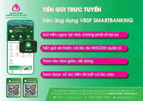 Gửi tiền tiết kiệm, chung tay vì người nghèo