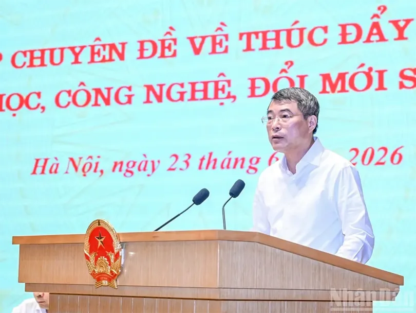Phát triển khoa học, công nghệ, đổi mới sáng tạo phải có kết quả, sản phẩm cụ thể, không chạy theo phong trào, số lượng