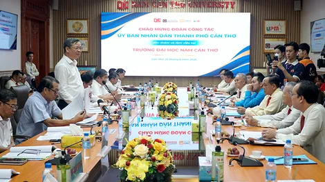 TP Cần Thơ đồng hành, hỗ trợ Trường Đại học Nam Cần Thơ phát triển