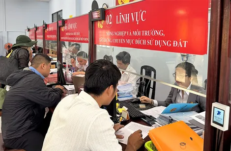 Xã Đông Phước giải quyết hồ sơ thủ tục hành chính đúng hạn và trước hạn đạt 99,65%