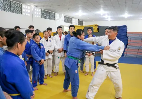 Rèn bản lĩnh cho lực lượng kế cận của Judo Cần Thơ
