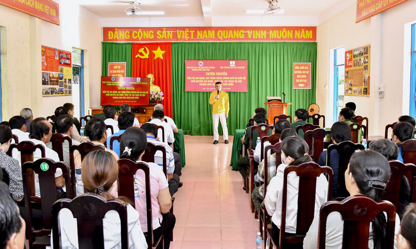 ផ្សព្វ​ផ្សាយ​អំ​ពី​ការ​ការ​ពារ​សន្តិ​សុខ​ សុវត្ថិ​ភាព​សំ​ណង់​ឧស្ម័ន​ និង​ការ​ការ​ពារ​អធិប​តេយ្យ​ភាព​ សន្តិ​សុខ​ សណ្តាប់​ធ្នាប់​នៅ​តំ​បន់​ព្រំ​ដែន​សមុទ្រ​