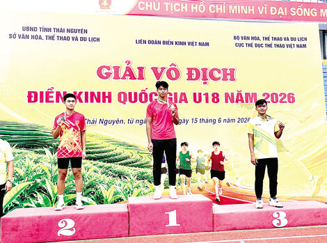 ដណ្តើ​មរង្វាន់​មេ​ដាយ​មាស​ក្នុង​ការ​ប្រ​កួត​កី​ឡា​អត្ត​ពល​កម្ម​ថ្នាក់​ជាតិ​ U១៨ ឆ្នាំ​ ២០២៦