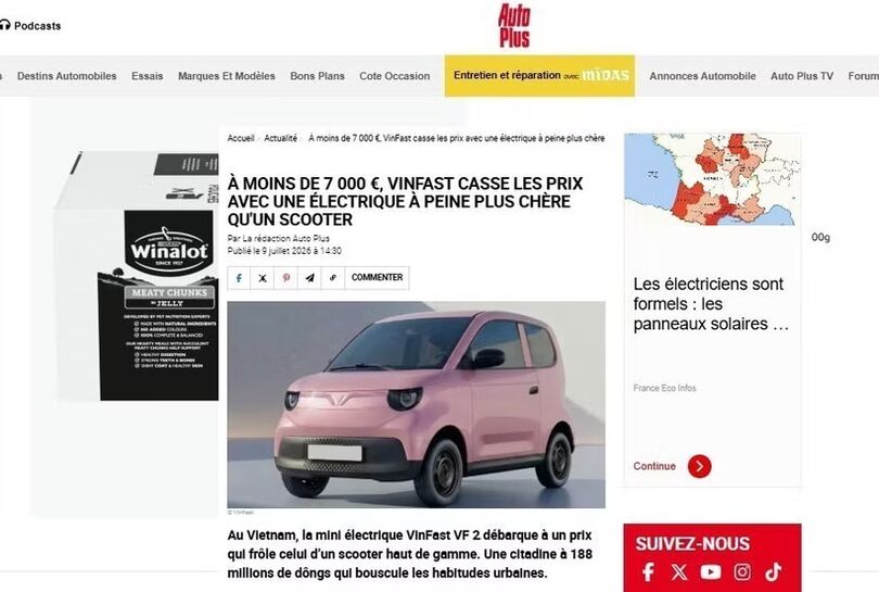 French magazine highlights VinFast's rapid growth