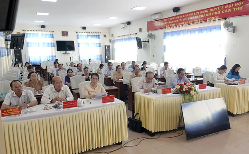 Đảng ủy Ủy ban MTTQVN TP Cần Thơ triển khai nhiệm vụ 6 tháng cuối năm 2026