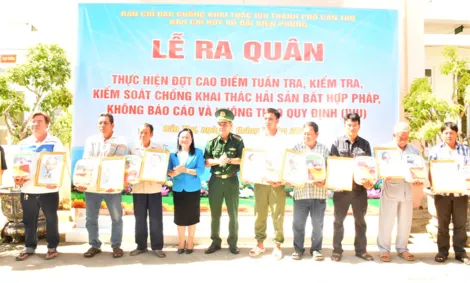 Ra quân cao điểm tuần tra, kiểm soát, tuyên truyền chống khai thác IUU
