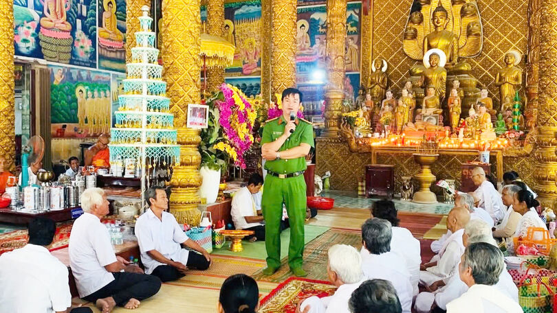 មូល​ដ្ឋាន​គោរព​បូ​ជា​អនុ​វត្ត​ល្អ​នូវ​ការ​ងារ​ធា​នា​សន្តិ​សុខ សណ្តាប់​ធ្នាប់​