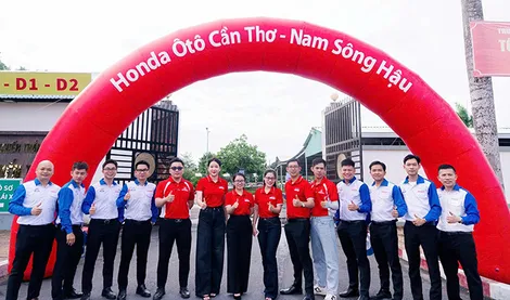 Honda Ôtô Cần Thơ - Nam Sông Hậu chung tay lan tỏa thông điệp "An toàn giao thông"