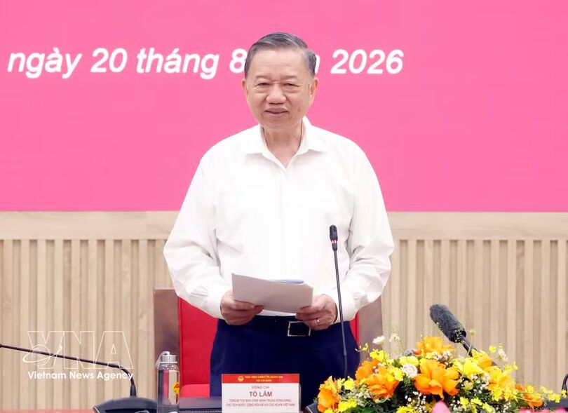 Ho Chi Minh National Academy of Politics must serve as model of Party building: Top leader