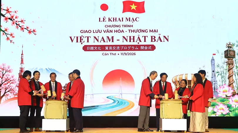 Khai mạc Chương trình Giao lưu Văn hóa - Thương mại Việt Nam - Nhật Bản tại TP Cần Thơ năm 2026