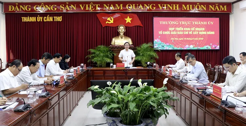 Triển khai kế hoạch tổ chức Giải Báo chí về xây dựng Đảng
