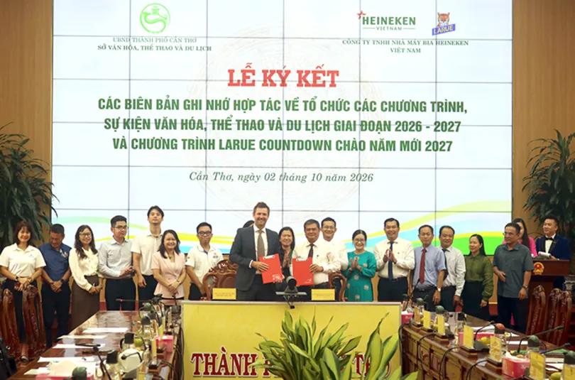 Cần Thơ ký kết hợp tác với HEINEKEN Việt Nam tổ chức chuỗi sự kiện lễ hội văn hóa