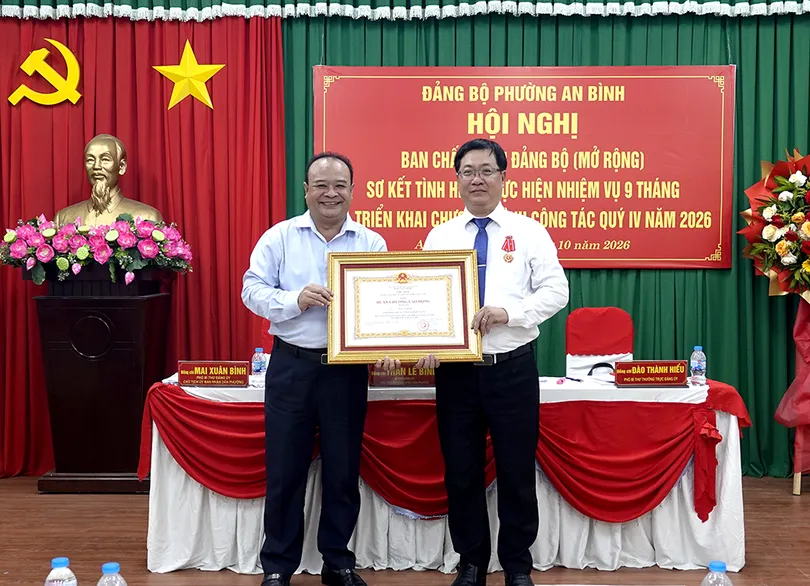 Phường An Bình quyết tâm thực hiện thắng lợi nhiệm vụ chính trị năm 2026