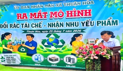 Từ “Ý Đảng” đến “lòng dân”- một cách làm “xanh” ở xã Thuận Hòa