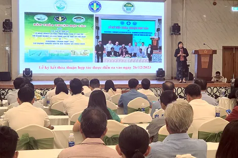 Đẩy mạnh thực hiện các giải pháp bảo vệ cây trồng có trách nhiệm