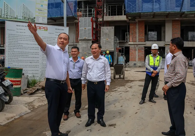 Đoàn công tác Bộ Xây dựng làm việc với UBND Cần Thơ về tiến độ triển khai các dự án nhà ở xã hội, nhà ở cho thuê